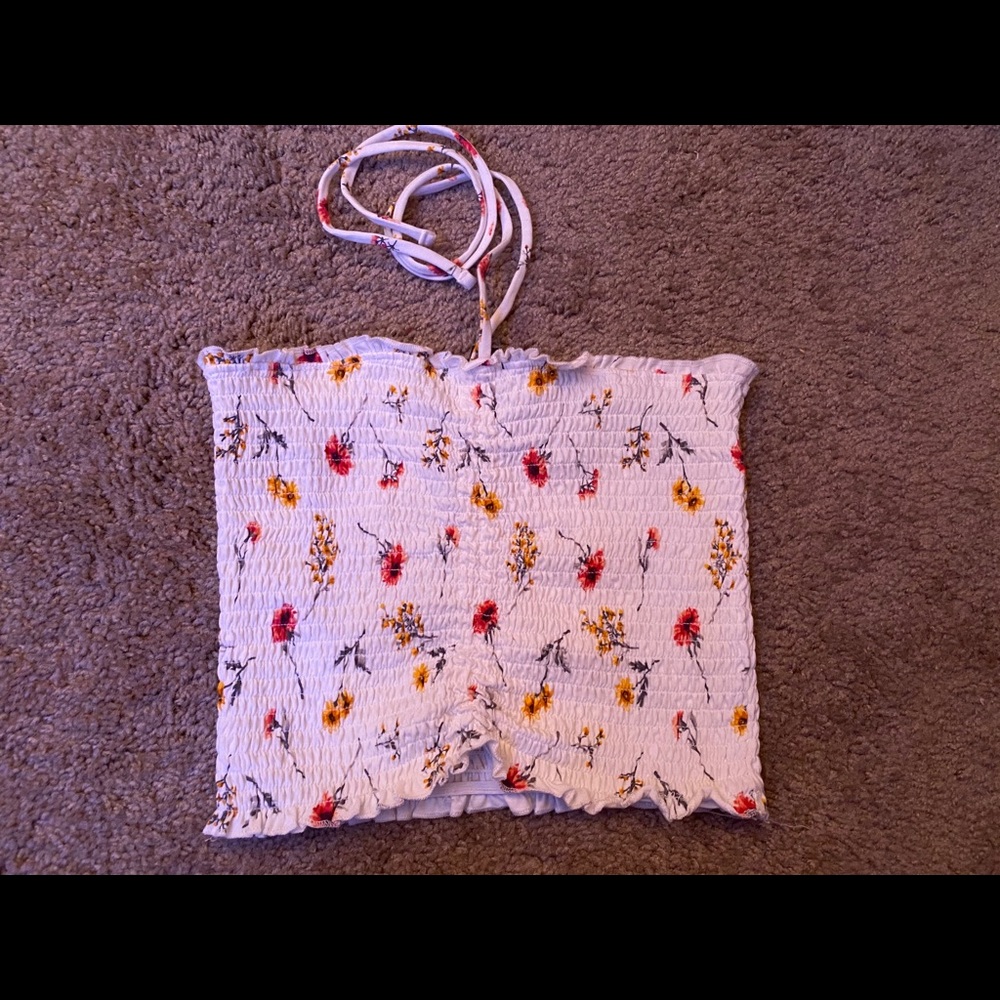 Forever 21 Floral Tube Top